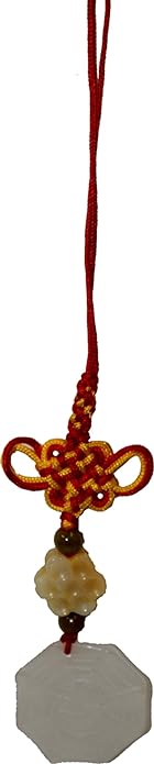 20681 - White Jade Paqua Charm - [Clear-140]