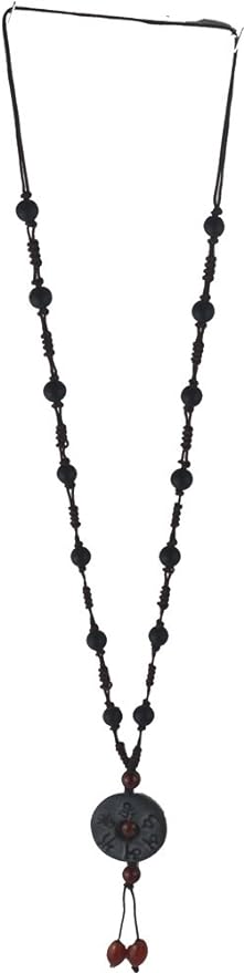 20683 - Natural Stone Necklace - [Clear-205]