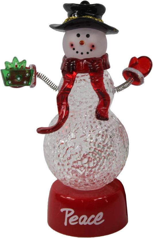 20703 - 5" LED Christmas Snowman Peace |Pod 2-62|