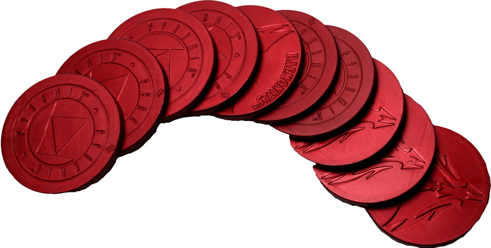 20809 - Set of 10 Red Metal Slammers
