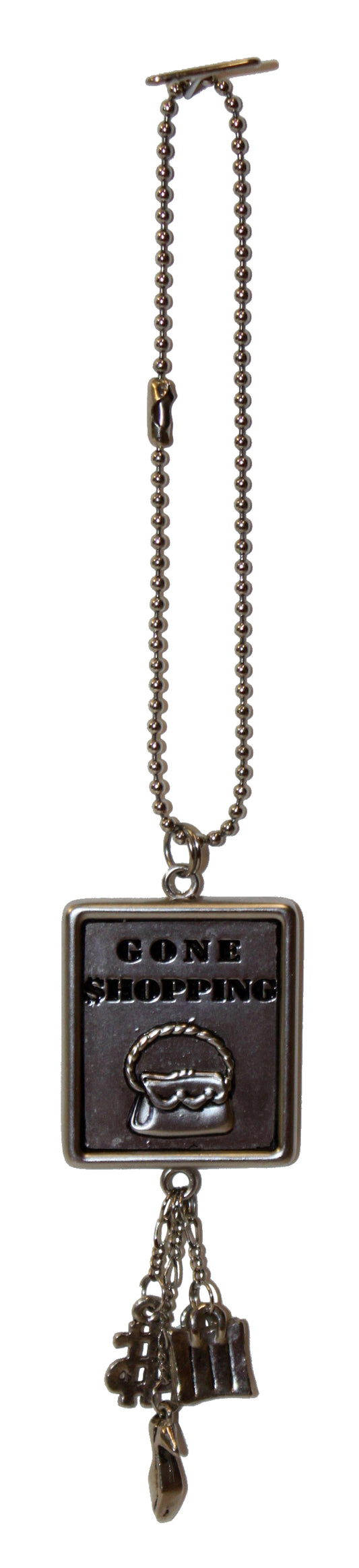 2087 - Gone Shopping Keychain - |Clear-179|