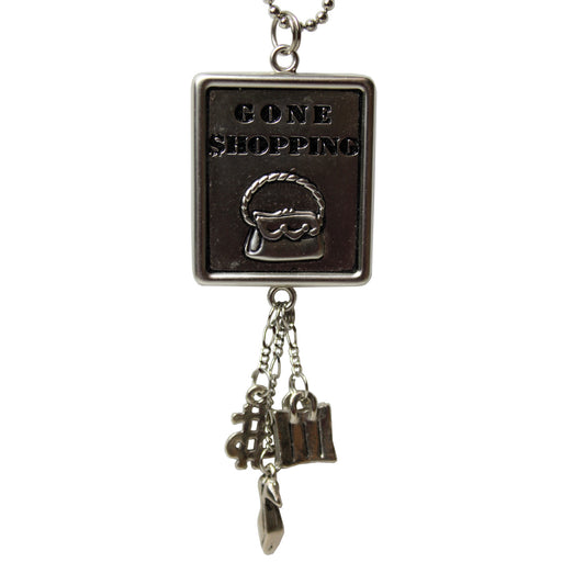 2087 - Gone Shopping Keychain - |Clear-179|