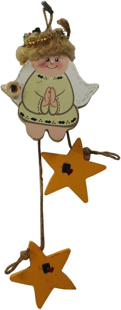 20887 - Wood Angel Hanging - Clear-169 : CM