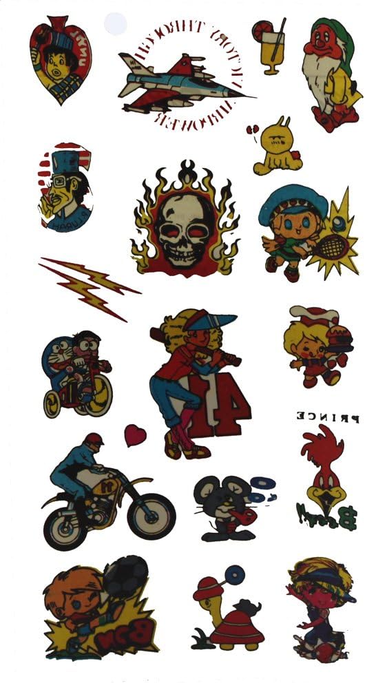 20916 - Cartoon Character Temp Tattoo 3 - [File-24]