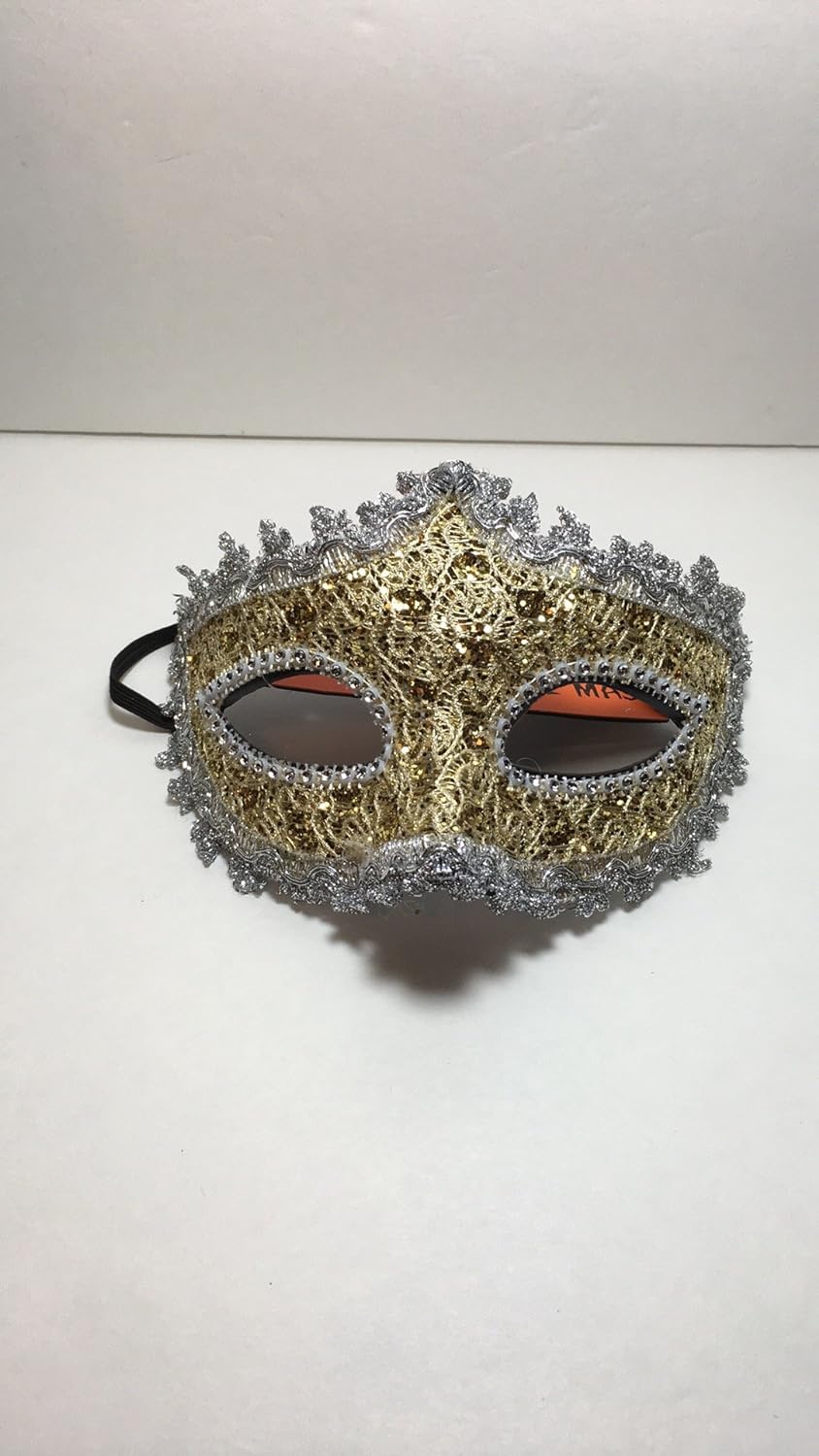 20927 - Gold Masquerade Mask - [Pod 2-22]