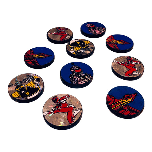 20947 - Power Ranger Slammers Set of 10 - FR UNEARTHED