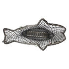 21058 - 22 Inch Wire Fish Basket for Easter Fishing Decor and Storage Solutions |14-31|