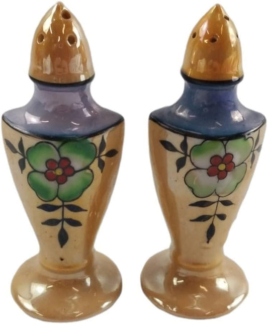 21081 - 4" Japanese Floral Salt & Pepper Shakers  4-22 CN
