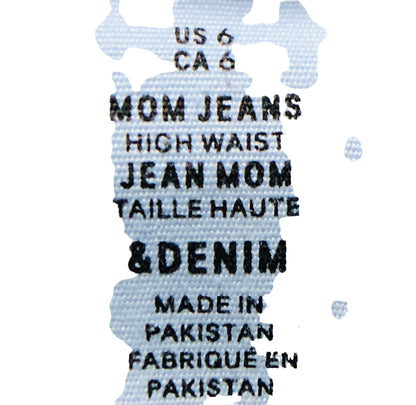 21104 - Mom Jeans High Waist Size 6 |Back House|