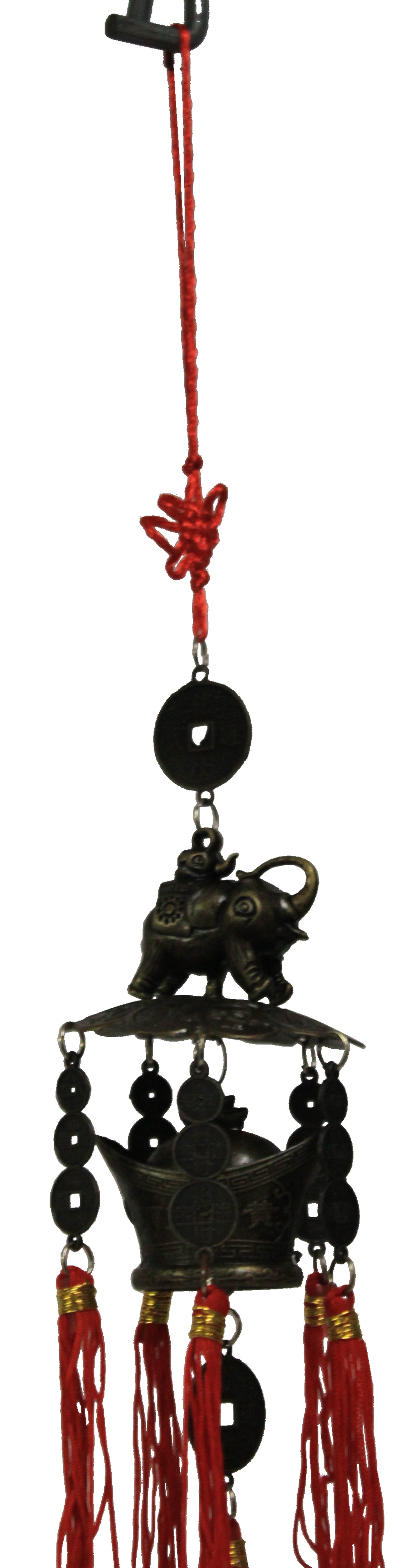 21123 - 15" Elephant Charm w Ingot |13-22|