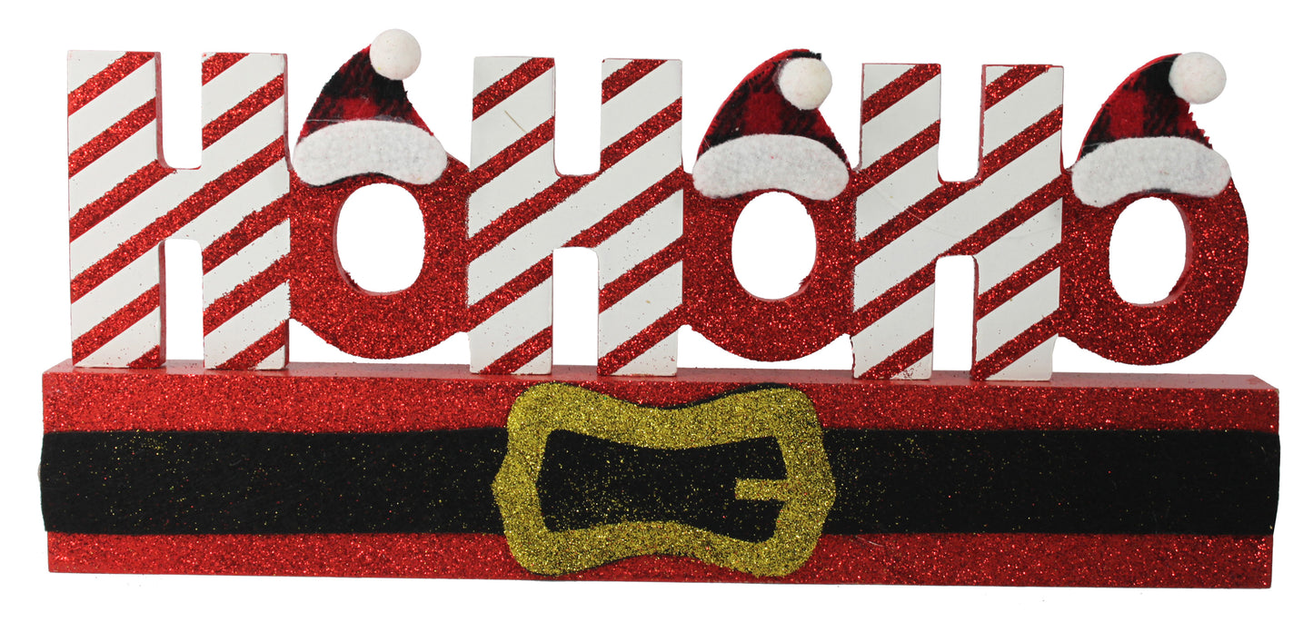 21202 - Ho Ho Ho Christmas Wood Sign |Pod 2-59|