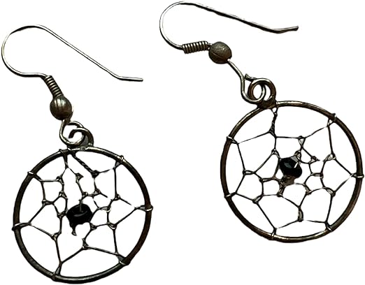 2123 - Dream Catcher Earrings - |Clear-159|