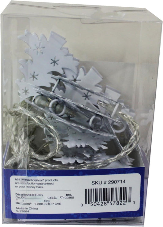 21233 - Merry Brite White Xmas Tree Lights, Festive Set of Three for Holiday Decor |G-43|