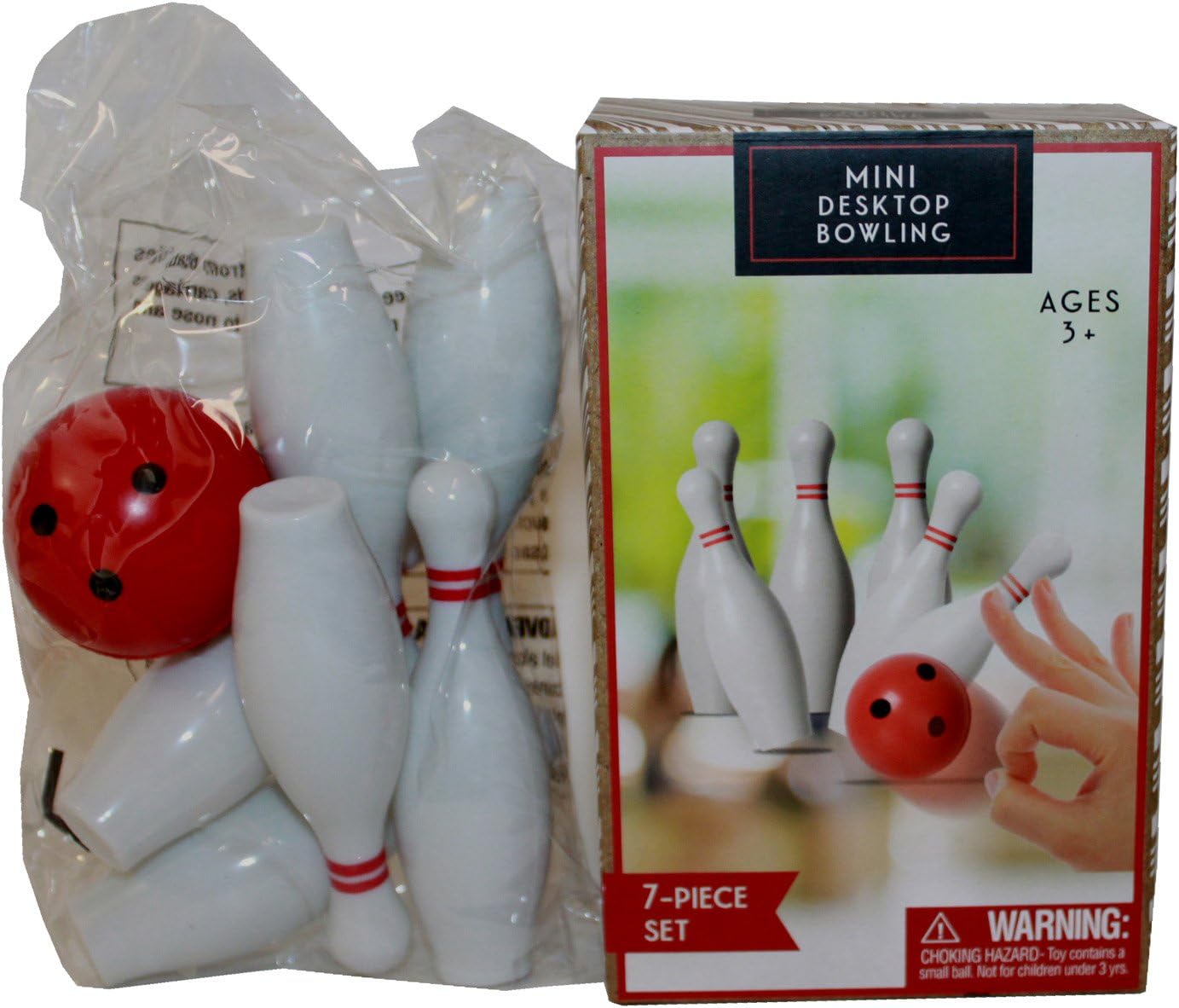 21474 - 7 pc Mini Desktop Bowling - |14-30|