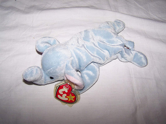 2156 - Ty Peanut Blue Elephant w Tag - |H-59|