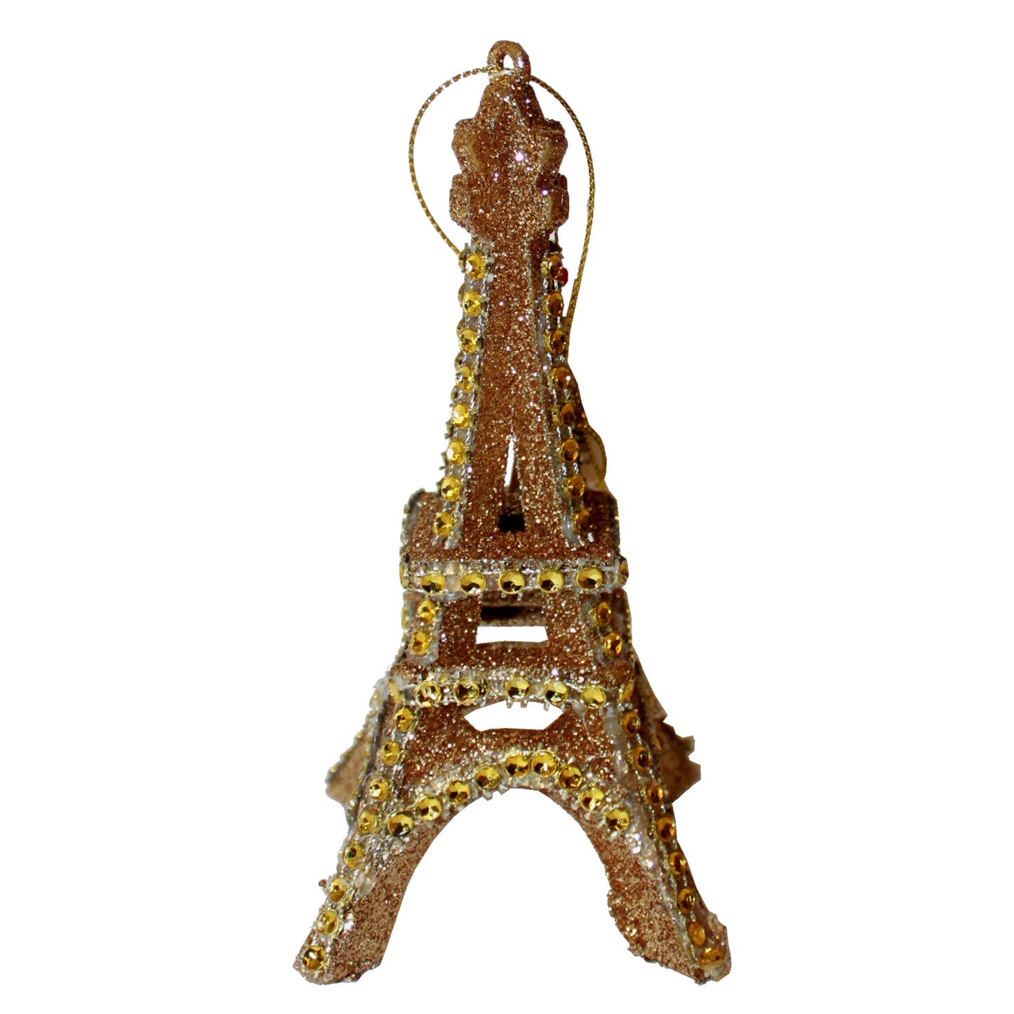 21580 - 5" Gold Eiffel Tower Ornament |Pod 1-73|