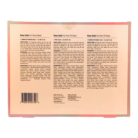 21619 - Rose Gold Foil Masque Kit - |BA-12|
