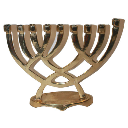 21632 - 6.5" Menorah Candle Holder Brass |TBD|