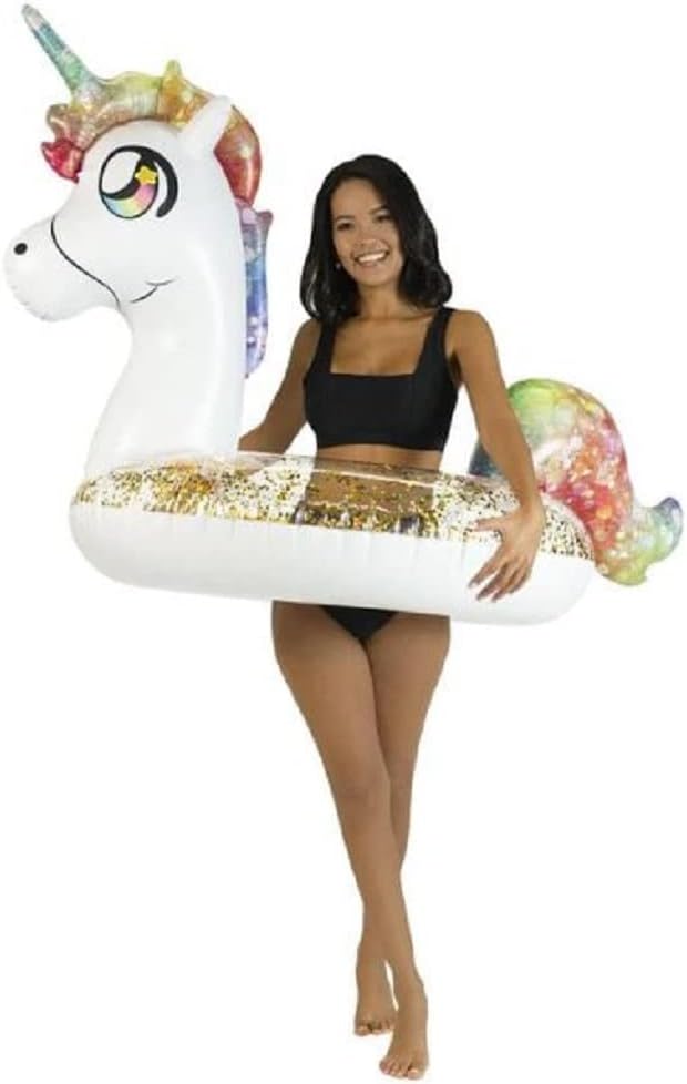 21651 - Glitter Unicorn Jumbo Pool Tube |TBD|