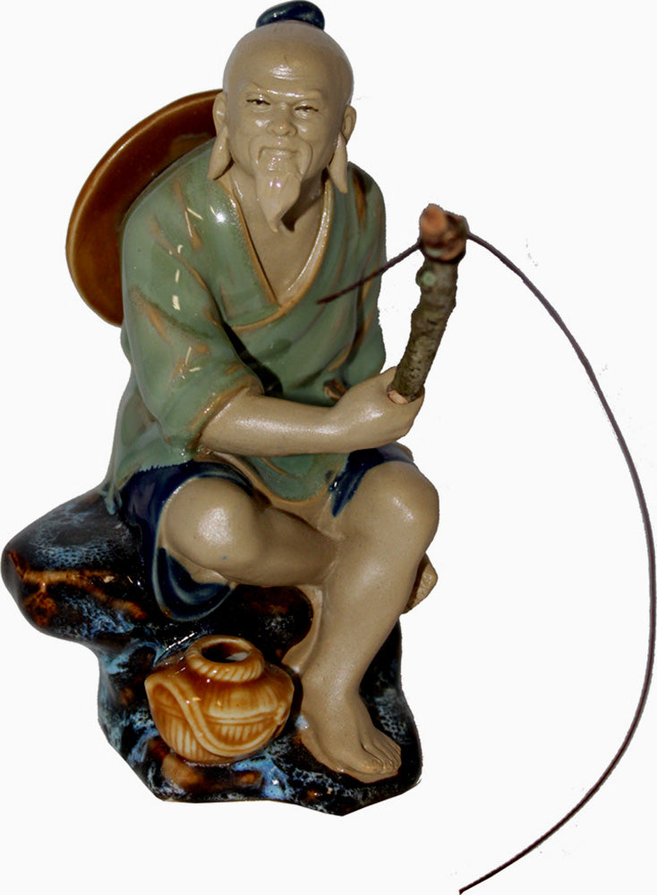 2176 - 6" Color Fisherman - Sitting - |X-69|