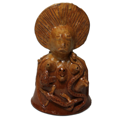21827 - 8 Inch Rustic Fertility Goddess Figurine |D-7|
