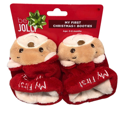 21993 - Bear Booties 0-6 Months MY FIRST CHRISTMAS |Pod 2-50|