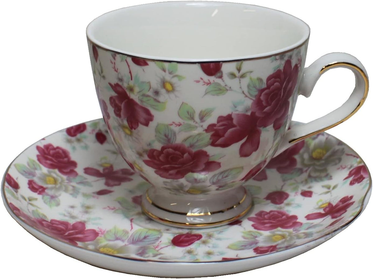 22092 - Grace's Teaware Floral Cup Saucer |10-15|