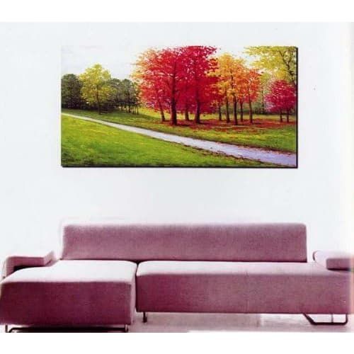 2214 - Oil Painting "Blaze of Red" - |BC2/3/4|