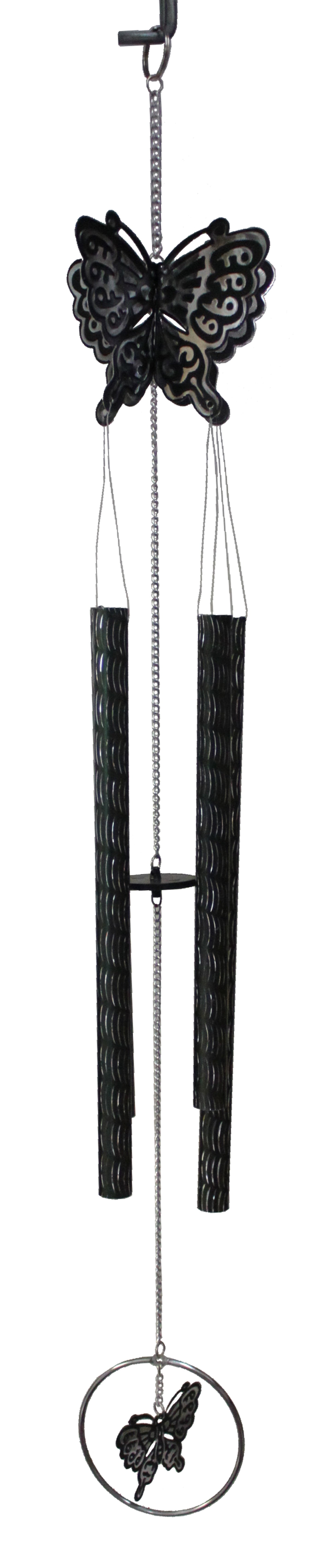 22153 - Green 12" Butterfly Windchime |19-18|