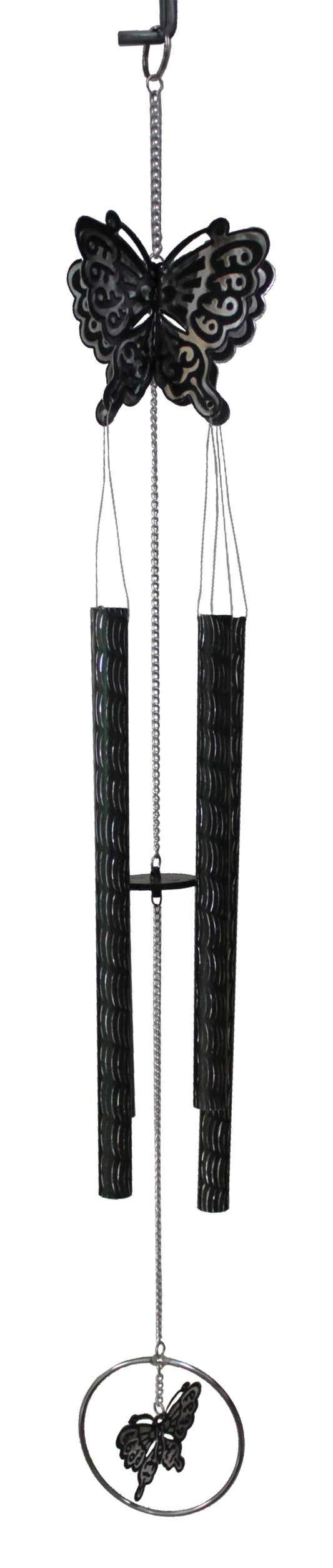 22153 - Green 12" Butterfly Windchime |19-18|