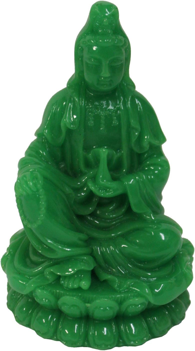 22171 - 4" Green Quan Yin-Sitting |Bu-02|