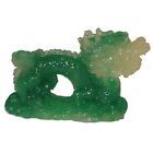 2228 - Exquisite 2.5 Inch Green Jade Dragon Figurine with Arch Coil Design |Z-44|