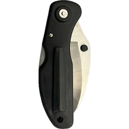 2233 - 2.5" Serrated Scythe Blade Folding Knife (#7002) - |110|