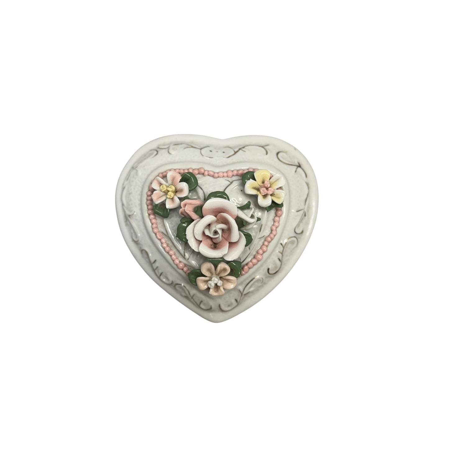 22333 - 6" Porcelain Trinket Box |17-26|