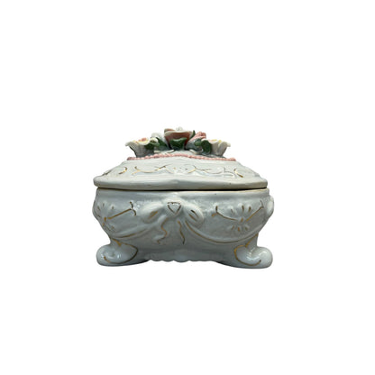 22333 - 6" Porcelain Trinket Box |17-26|