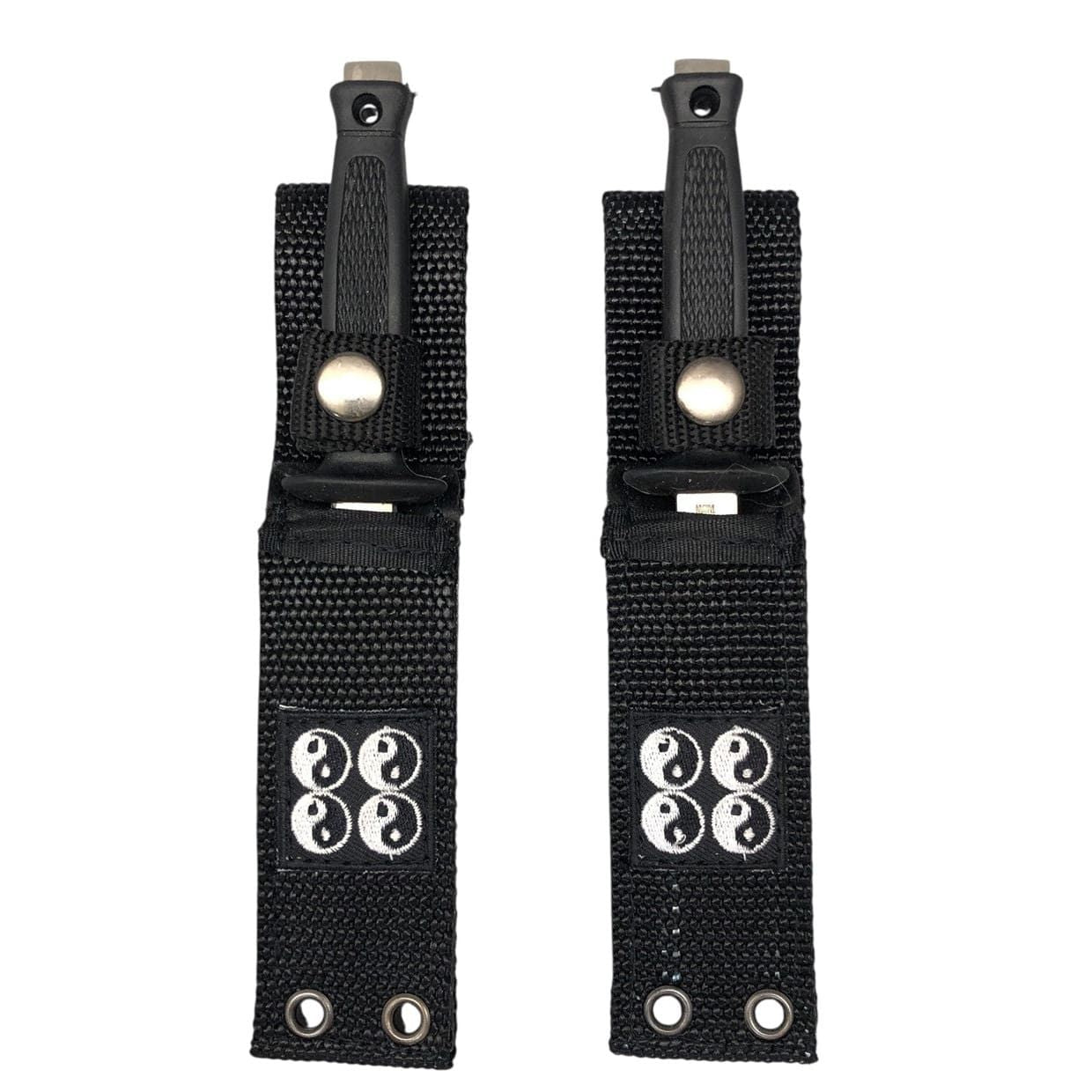2234 - Set of 2 Yin Yang Designed 7-Inch Boot Knives for Combat and Pocket Carry |81|
