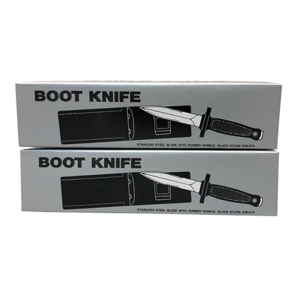 2234 - Set of 2 Yin Yang Designed 7-Inch Boot Knives for Combat and Pocket Carry |81|