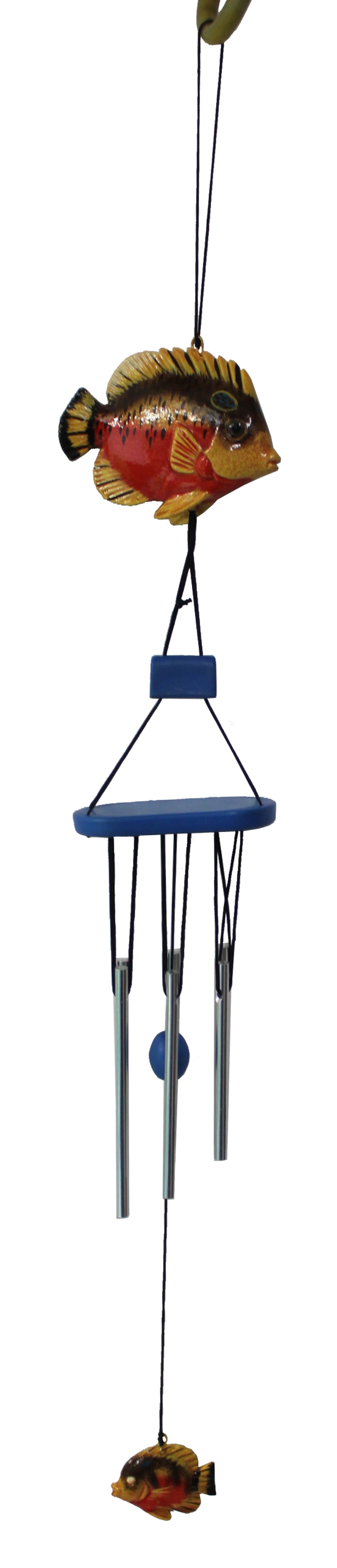 22359 - Red Yellow 16" Fish Windchime |21-25|