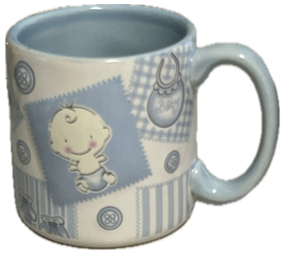 22366 - Fib 3D Burton & Burton Baby Boy Coffee Mug Raised Art |7-20|