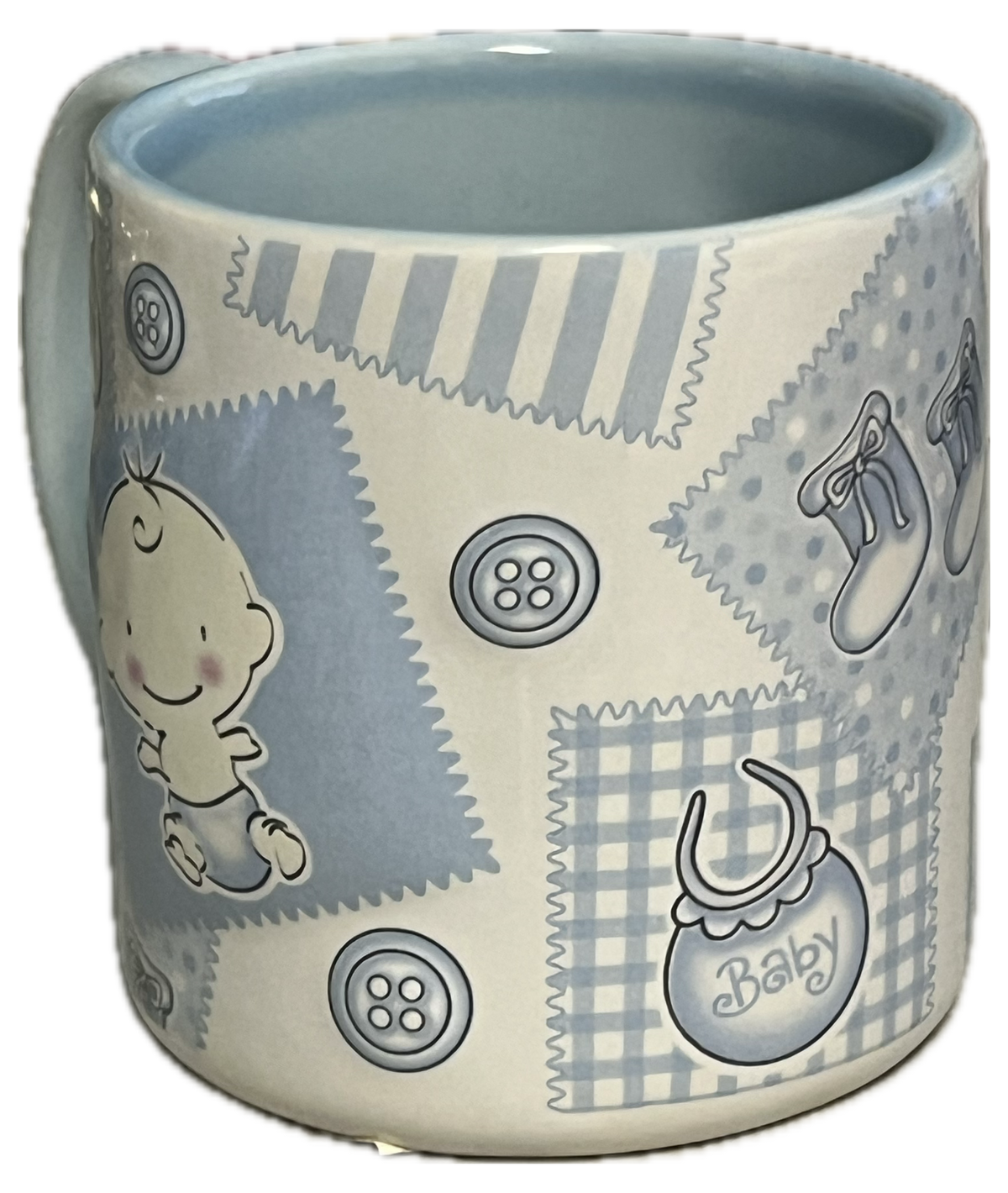 22366 - Fib 3D Burton & Burton Baby Boy Coffee Mug Raised Art |7-20|