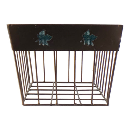 2244 - Fall Brown Wire Basket Asst Color - |H-40|