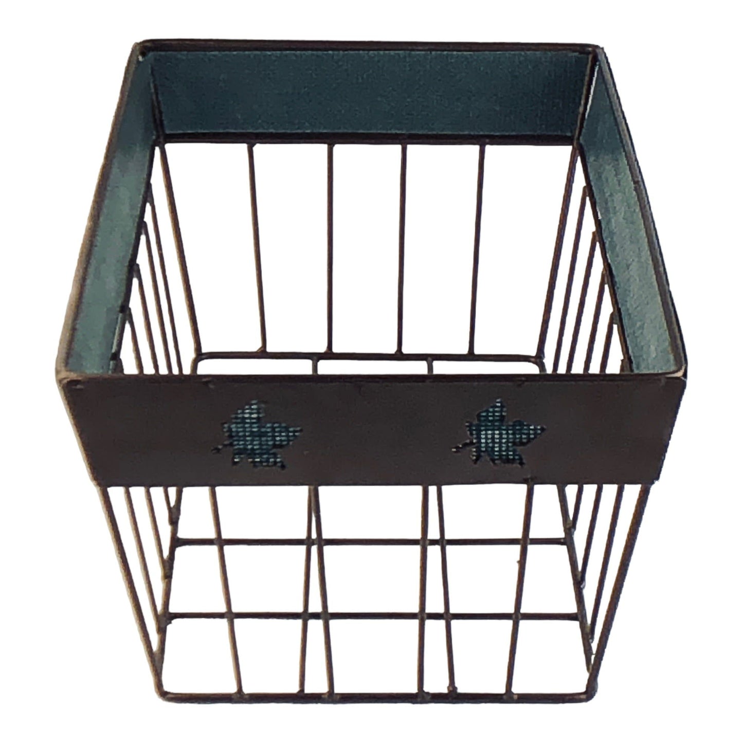 2244 - Fall Brown Wire Basket Asst Color - |H-40|