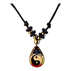 22455 - Yin Yang Teardrop Necklace, Stylish Jewelry Design for Daily Use |Clear-91|