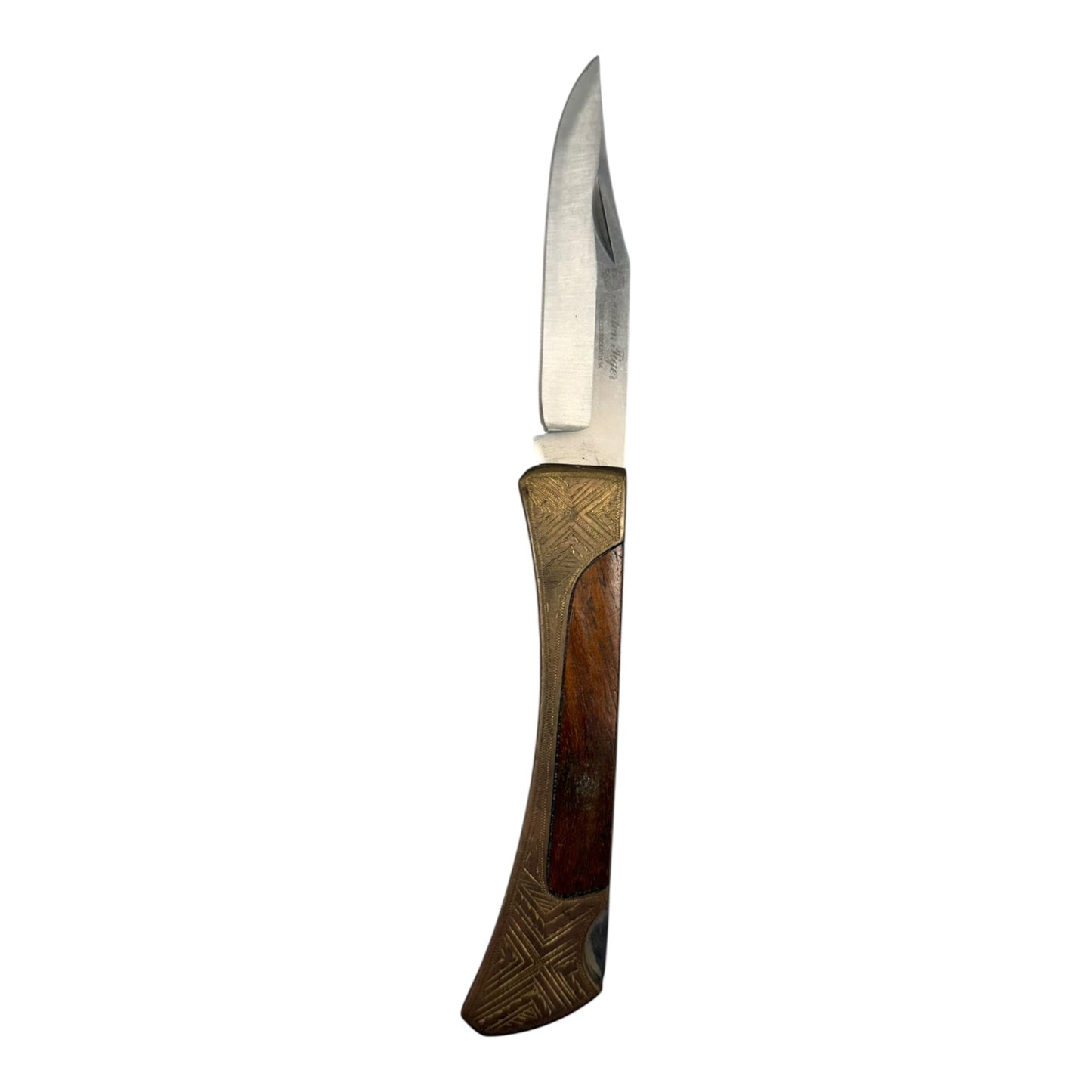 2246 - Golden Tiger Pocket Knife |81|