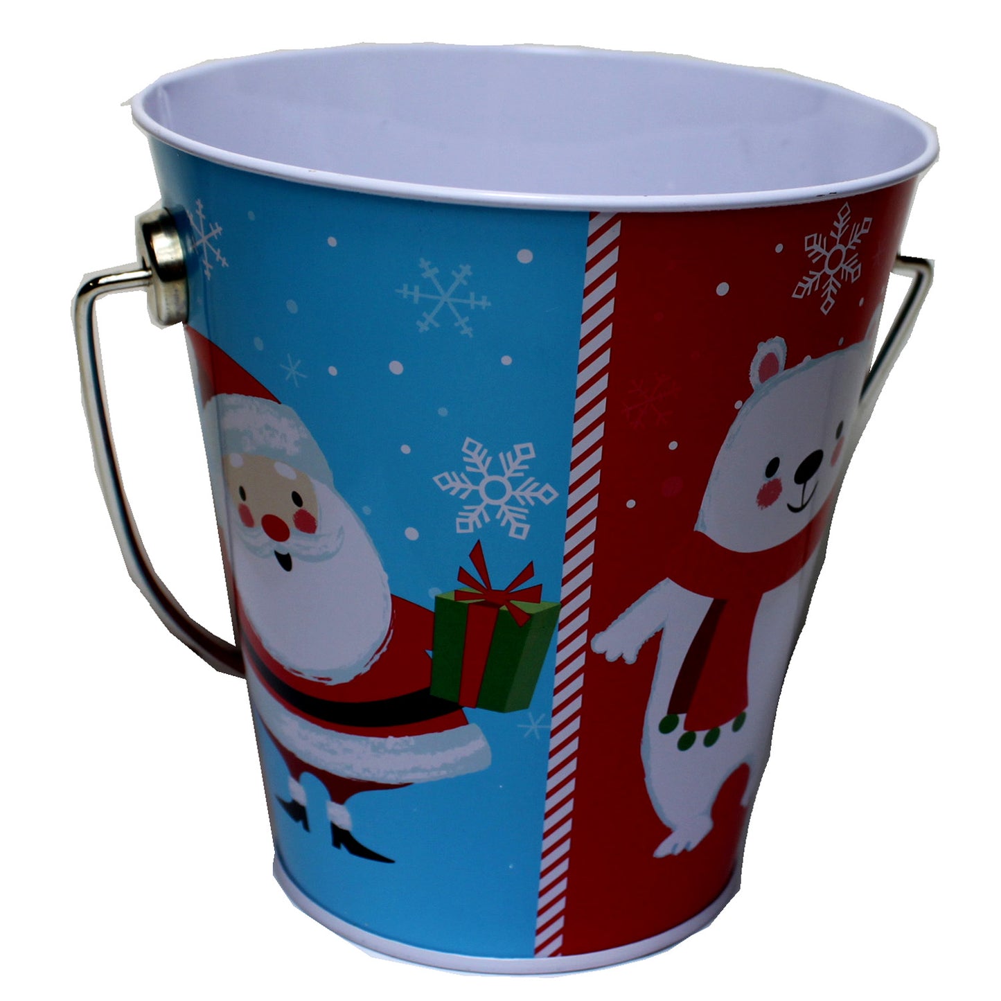2252 - Christmas Characters 4.5" Metal Bucket |Pod 2-62|