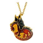 22608 - Stunning Red and Black Dragon Necklace in Clear with 18 Inch Length |91|