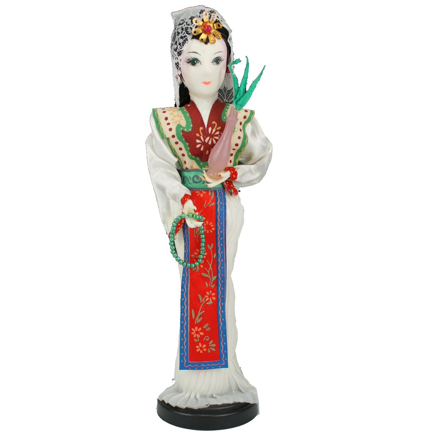 2266 - 10" Tan Woman Doll - Vase - |X-18|