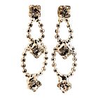 22694 - Beautiful Faux Diamond Dangle Stud Earrings for Women and Girls |Clear-91|