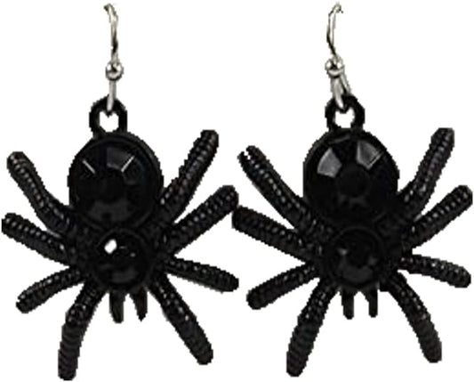 2271 - Spider Earrings with Jewel - |Clear-157|