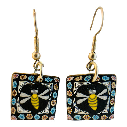 22736 - Petronella Dragonfly Earrings - [Clear-65]